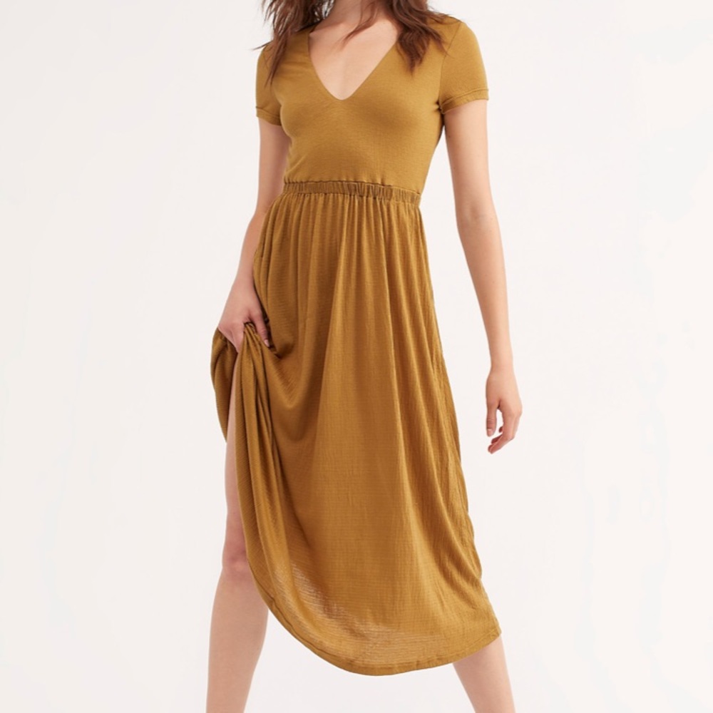 Free people Castaway midi dress